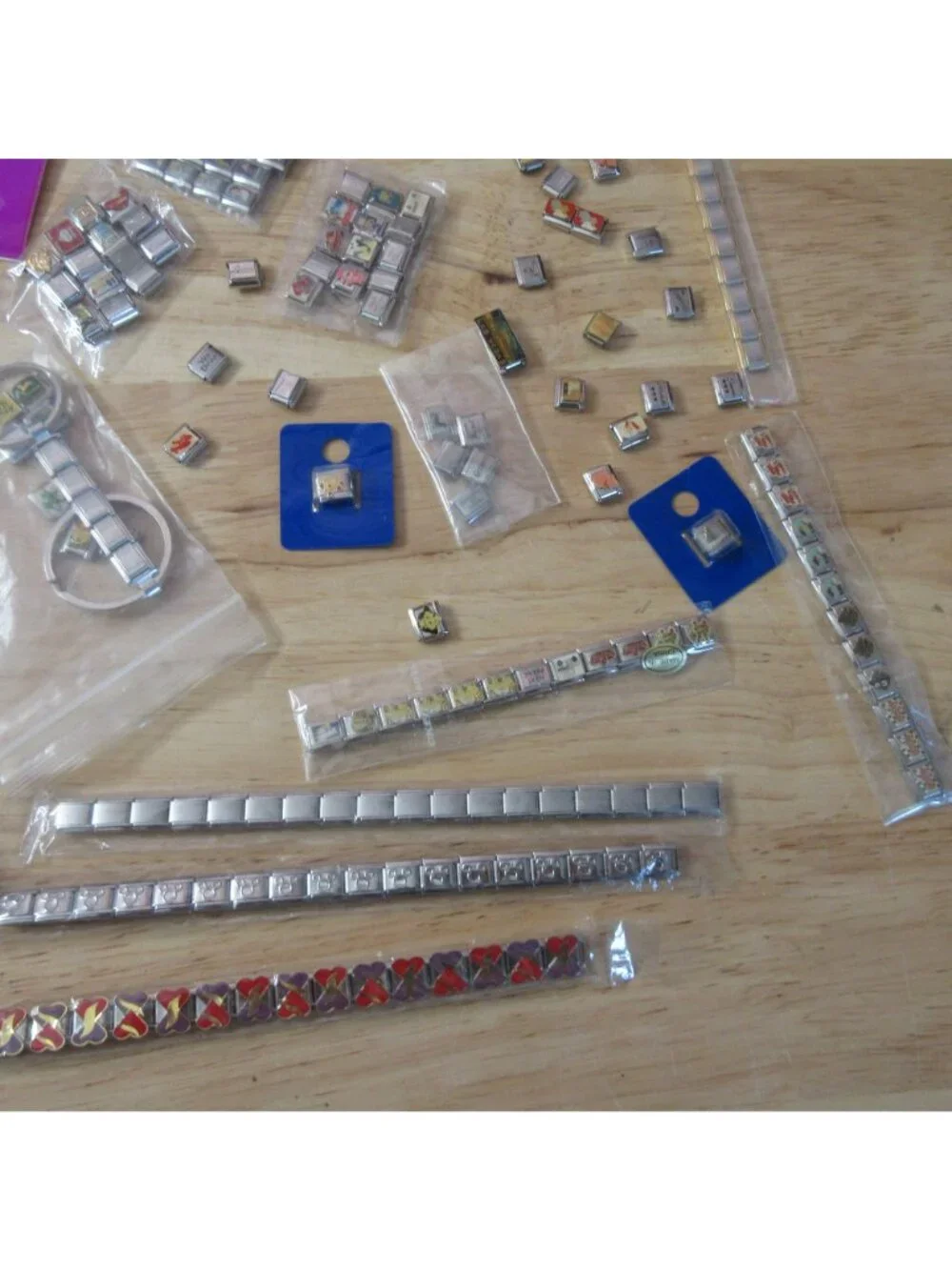 Huge Lot of 350+ Add-A-Link Charms Plus Durable Organizing Case